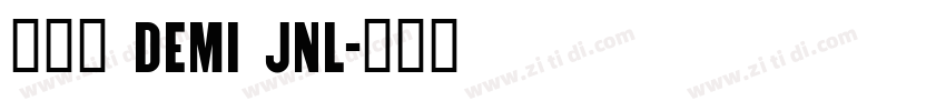 触控笔 Demi JNL字体转换